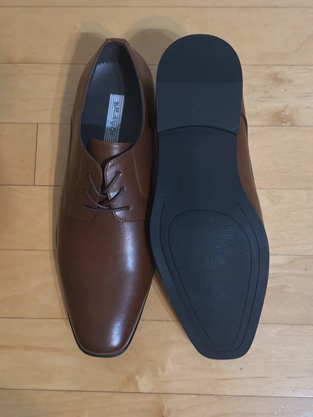 New Bravo Men’s Dress Shoes Size 17